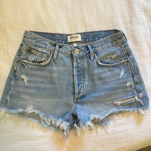 AGOLDE PARKER VINTAGE CUT OFF SHORT IN SWAPMEET